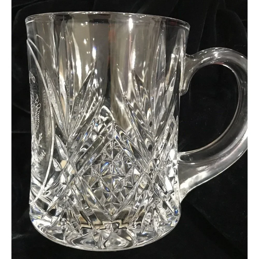 Jerry‎ Ford Golf Invitational Crystal Cup Mug Vail Colorado Eagle President 1995